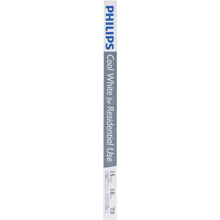 Philips ALTO 15W 18 In. Cool White T8 Medium Bi-Pin Fluorescent Tube Light Bulb