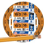 Romex 50 Ft. 10-2 Solid Orange NMW/G Electrical Wire
