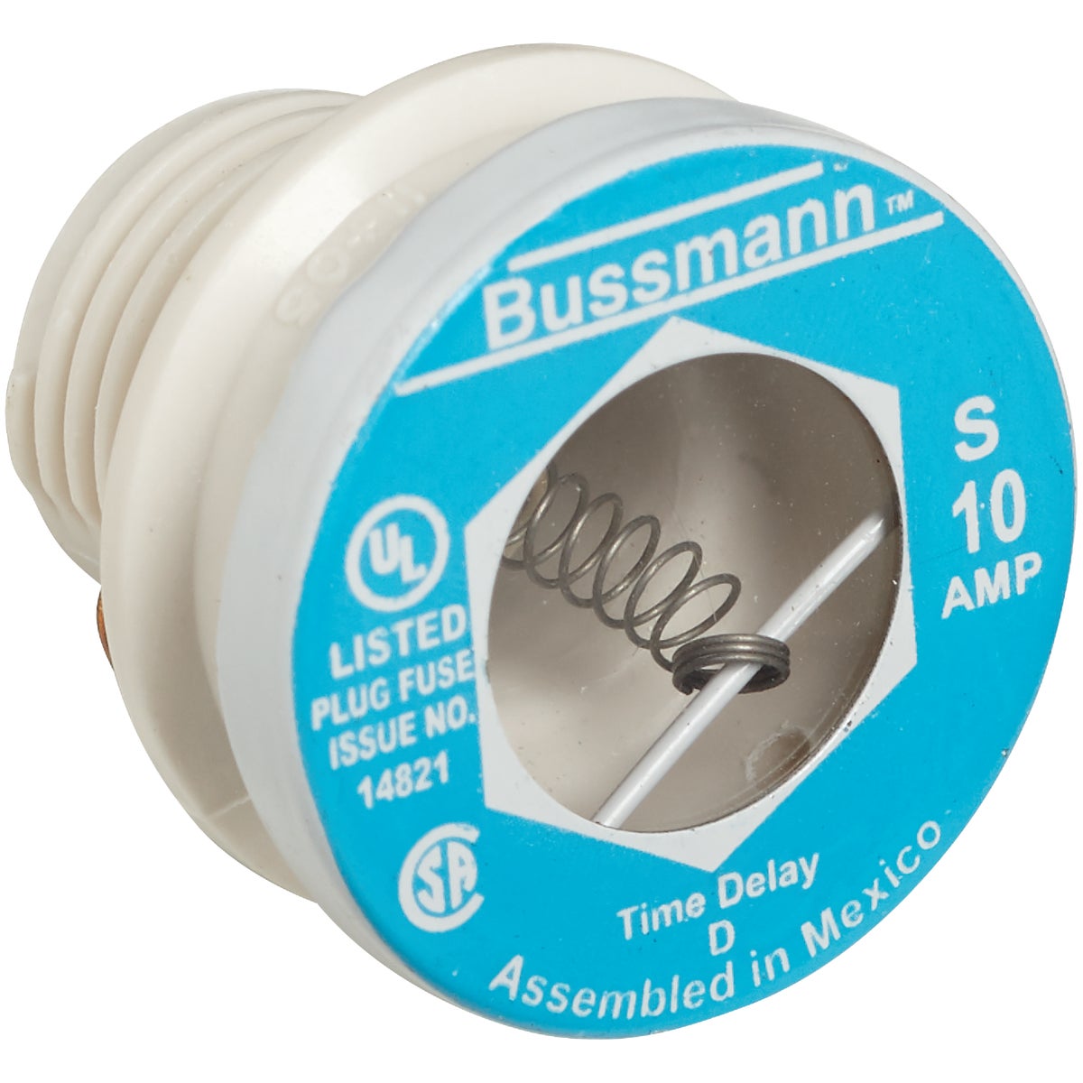Bussmann 10A BP/S Time-Delay Plug Fuse – Hemlock Hardware