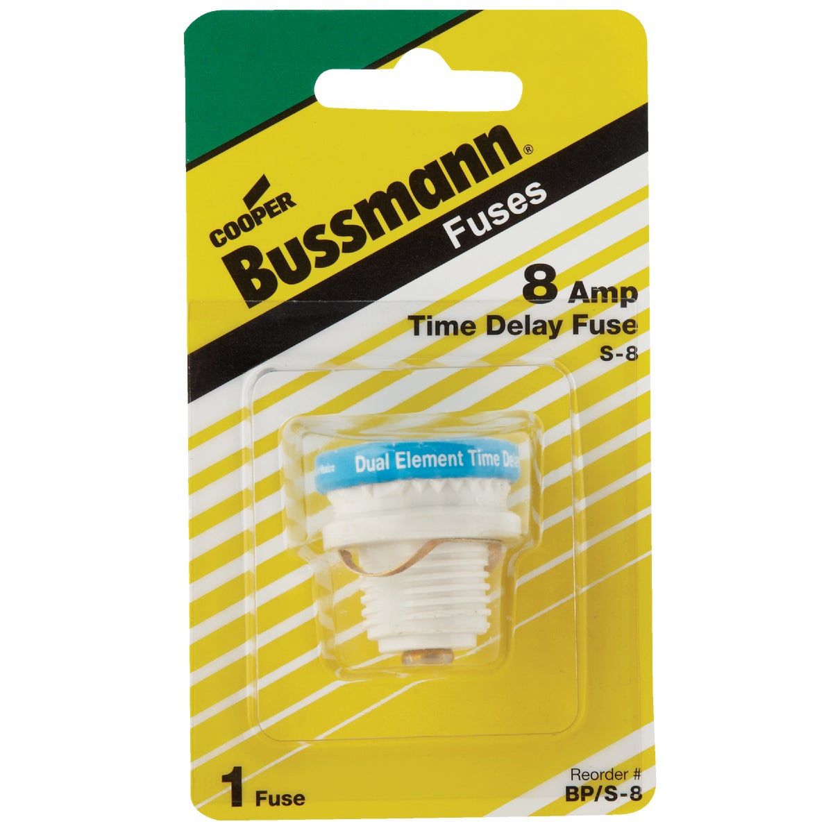 Bussmann 8A BP/S Time-Delay Plug Fuse – Hemlock Hardware