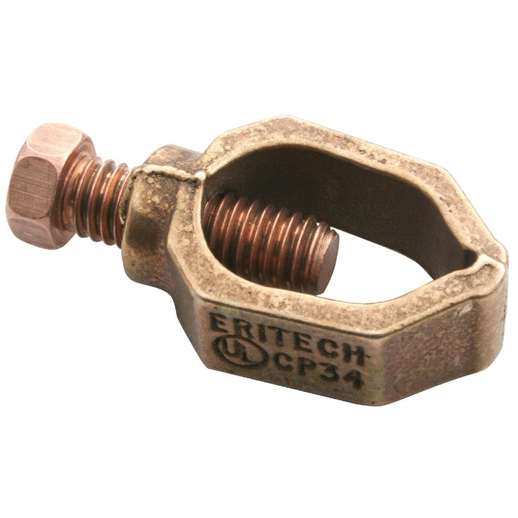 Erico 1/2 In. to 3/4 In. #8 to #2 AWG Ground Ground Clamp – Hemlock ...