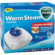 Vicks 1.5 Gal. Capacity Small Size Room Warm Steam Vaporizer
