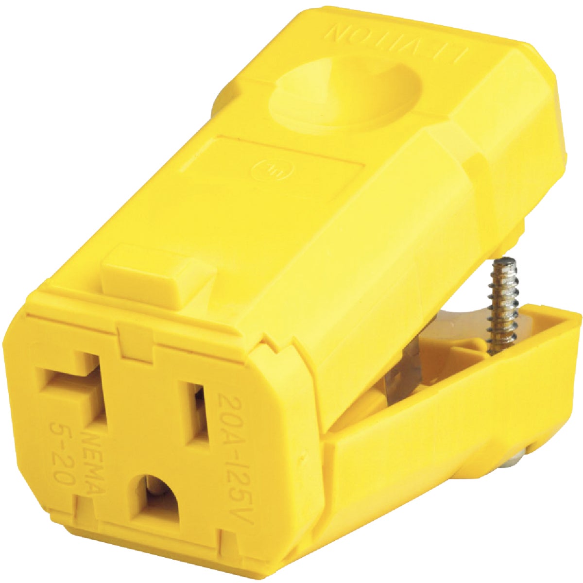 Leviton 20A 125V 3-Wire 2-Pole Python Cord Connector – Hemlock Hardware