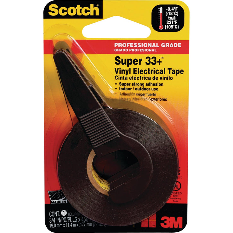 3M Scotch General Application 3/4 In. x 450 In. Vinyl Plastic Electrical Tape