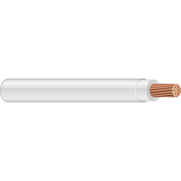 Southwire SIMpull 500 Ft. 6 AWG Stranded White THHN Electrical Wire