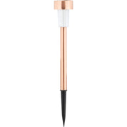 Outdoor Expressions Copper 2.10 Lumens Metal Mini Solar Path Light