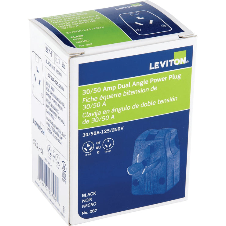 Leviton 30A/50A 250V 3-Wire 3-Pole Range/Dryer Cord Plug