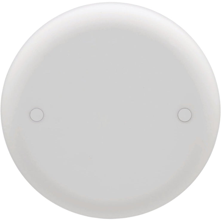 Carlon 4 In. Blank White Round Ceiling Box Cover