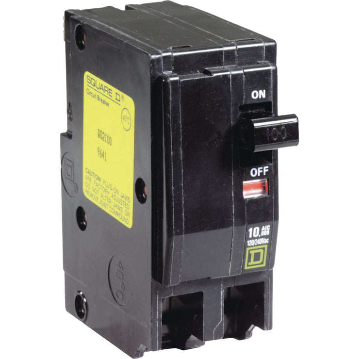 Square D QO 100A Double-Pole Standard Trip Circuit Breaker