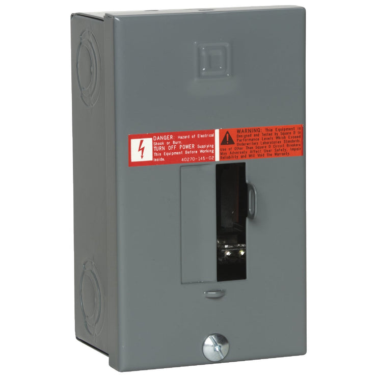 Square D QO 30A 2-Space 2-Circuit Indoor Main Lug Load Center