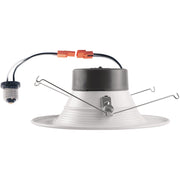 5 In./6 In. Retrofit IC Rated White LED CCT Tunable Downlight with Baffle Trim, 1100 Lm.