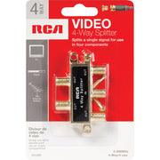 RCA 4-Way Coaxial Splitter