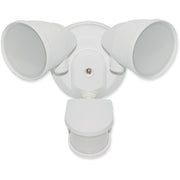 White Motion Sensing LED Floodlight Fixture