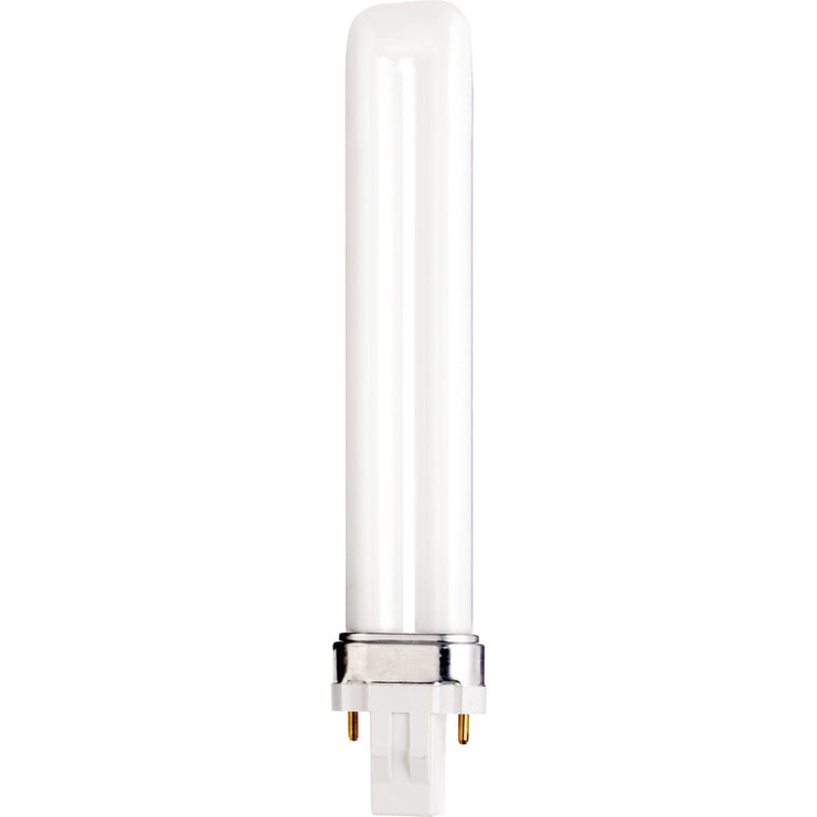 Satco 60W Equivalent Cool White GX23 Base T4 CFL Light Bulb