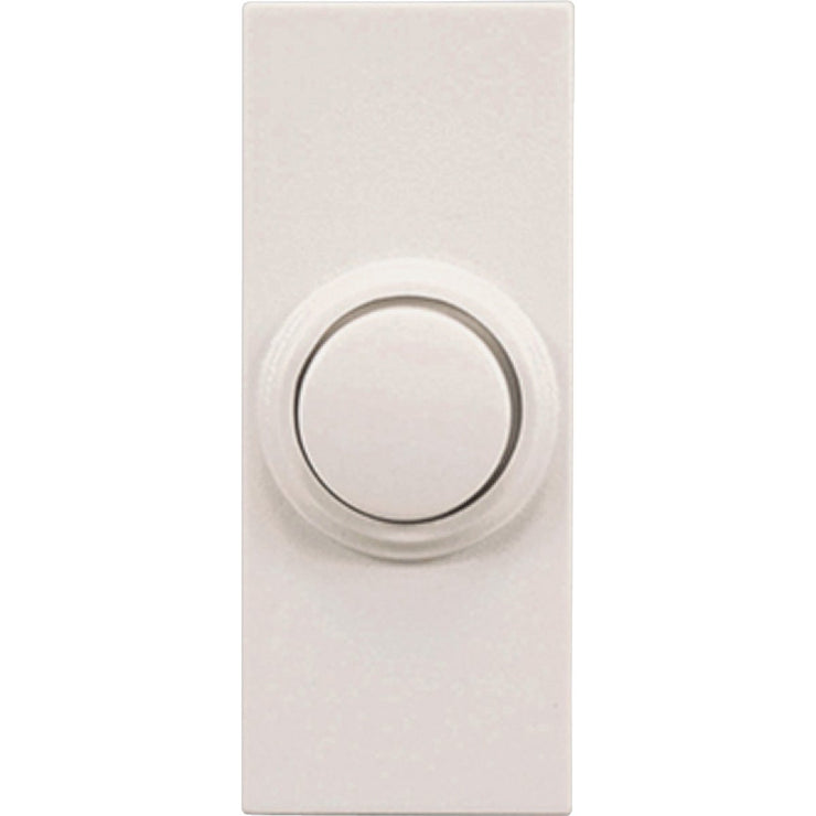 Heath Zenith Wireless White Doorbell Push-Button