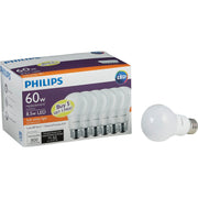 Philips 60W Equivalent Soft White A19 Medium LED Light Bulb (6-Pack)
