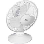 Best Comfort 16 In. 3-Speed Gray & White Oscillating Table Fan