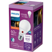 Philips 60W Equivalent Soft White A19 Medium Dusk to Dawn LED Light Bulb