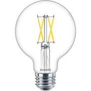 Philips Ultra Definition 60W Equivalent Daylight G25 Medium LED Decorative Light Bulb (2-Pack)