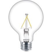Philips Ultra Definition 40W Equivalent Daylight G25 Medium LED Decorative Light Bulb (2-Pack)