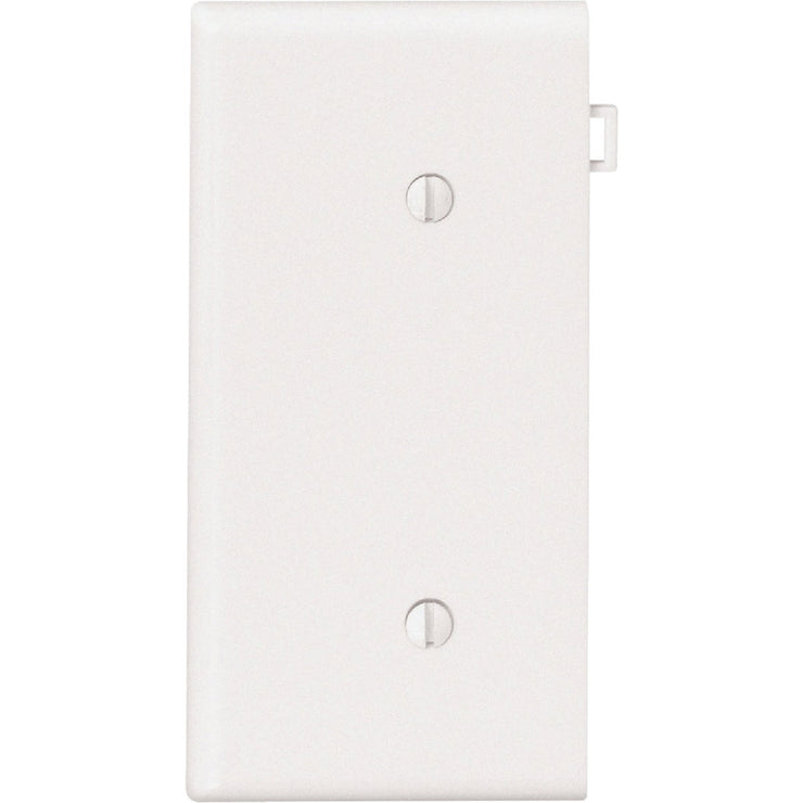 Leviton 1-Gang Standard End Nylon Blank Wall Plate, White