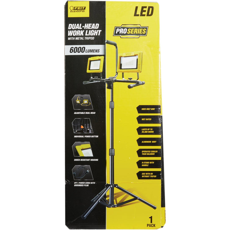Feit Electric 6000 Lm. LED Tripod Stand-Up Work Light