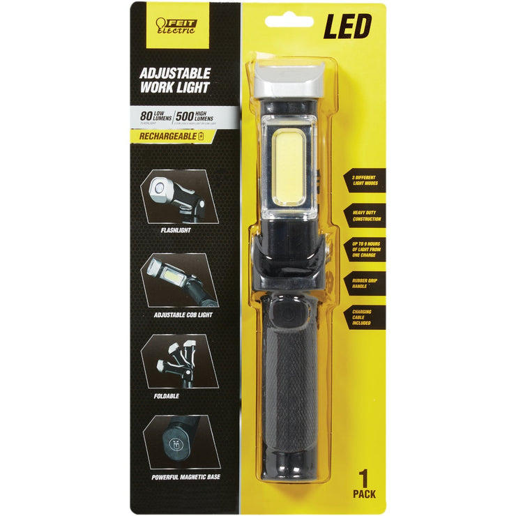 Feit Electric 500 Lm. LED Rechargeable Swivel Handheld Work Light – Hemlock  Hardware