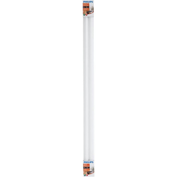 Philips ALTO 40W 48 In. Bright White T12 Medium Bi-Pin Fluorescent Tube Light Bulb (2-Pack)