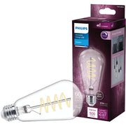 Philips 60W Equivalent Daylight ST19 Medium LED Decorative Light Bulb