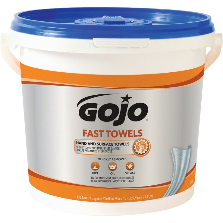 GOJO Fresh Citrus Pop-up Dispenser Fast Hand Cleaner Wipes, (130 Ct.)