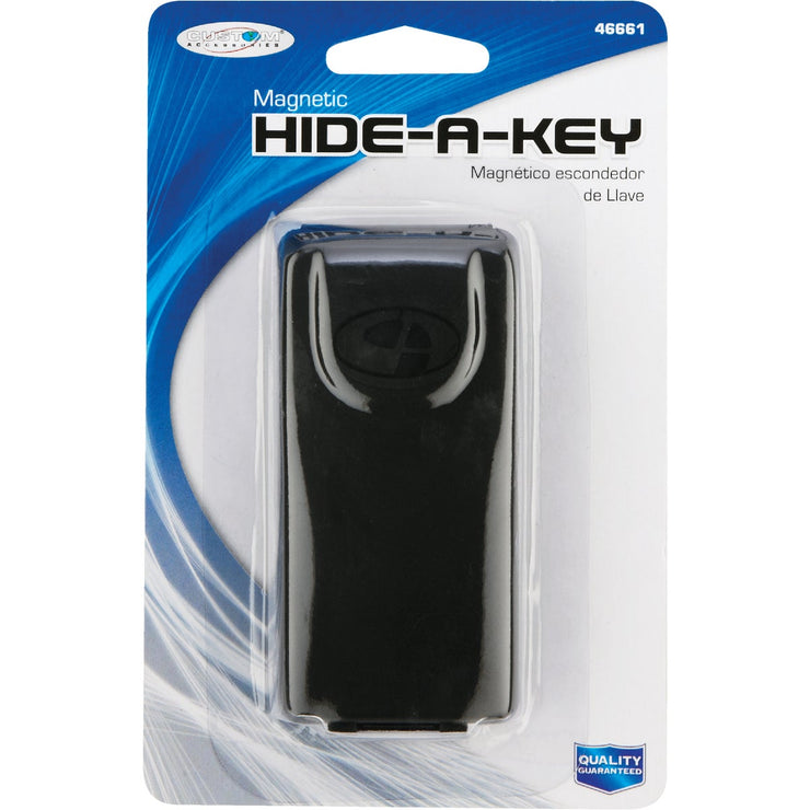 Custom Accessories Black Stainless Steel Magnetic Key Hider