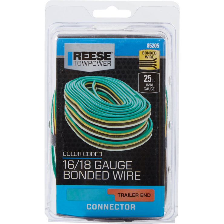 Reese Towpower 25 Ft. 16/18 Ga. 4-Flat Bonded Primary Wire