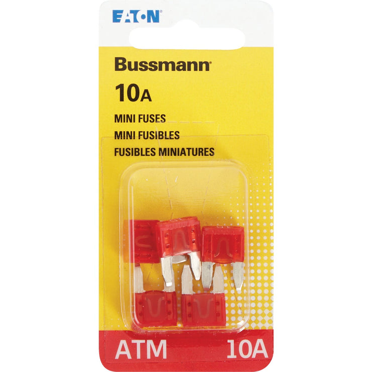 CZDIQXVF Fusibile 100pcs 10 Amp Mini Fusibili A Lama APM/ATM Automotive Fuse - Pack 10A 10Amp A Moto - Foto 4