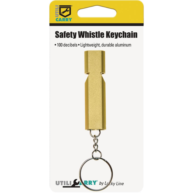 Lucky Line Utilicarry Safety Whistle with Key Ring