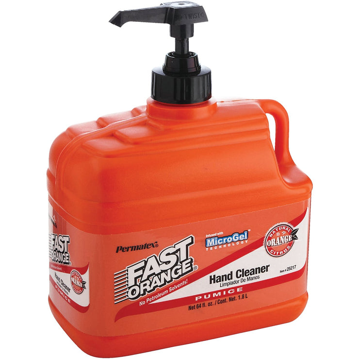 PERMATEX Fast Orange Smooth Orange Citrus Hand Cleaner, 1/2 Gal