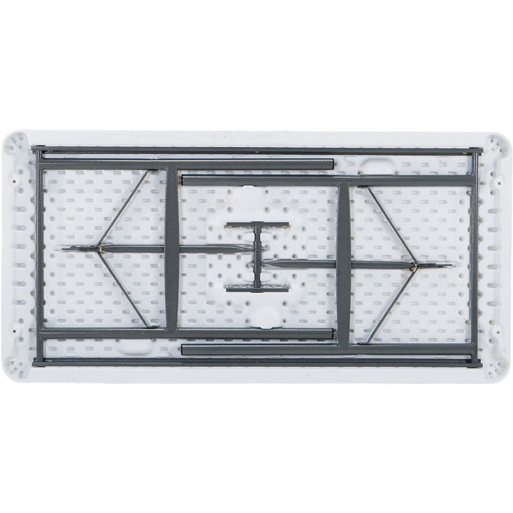 Lifetime 4 Ft. x 24 In. White Granite Light Commercial Folding Table