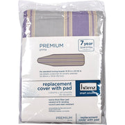 Homz Bi-Weekly Purple Neo Stripe Ironing Board Cover/Pad