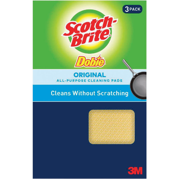 3M Scotch-Brite Dobie Cleaning Scouring Pad (3-Count)