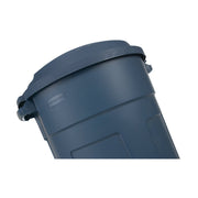 Rubbermaid Roughneck 32 Gal. Blue Trash Can with Lid