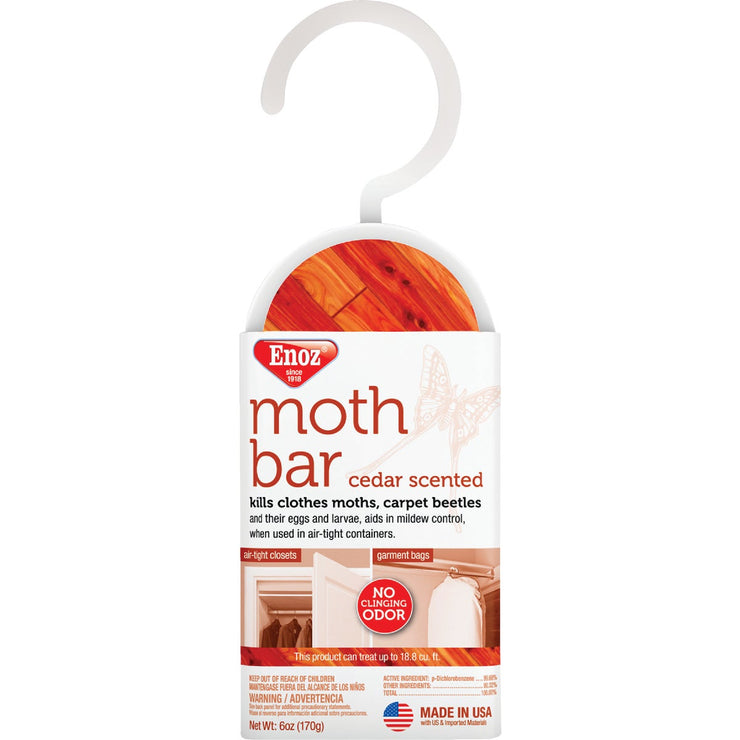 Enoz 18.8 Cu. Ft. Coverage Cedar Moth Bar (2-Pack)