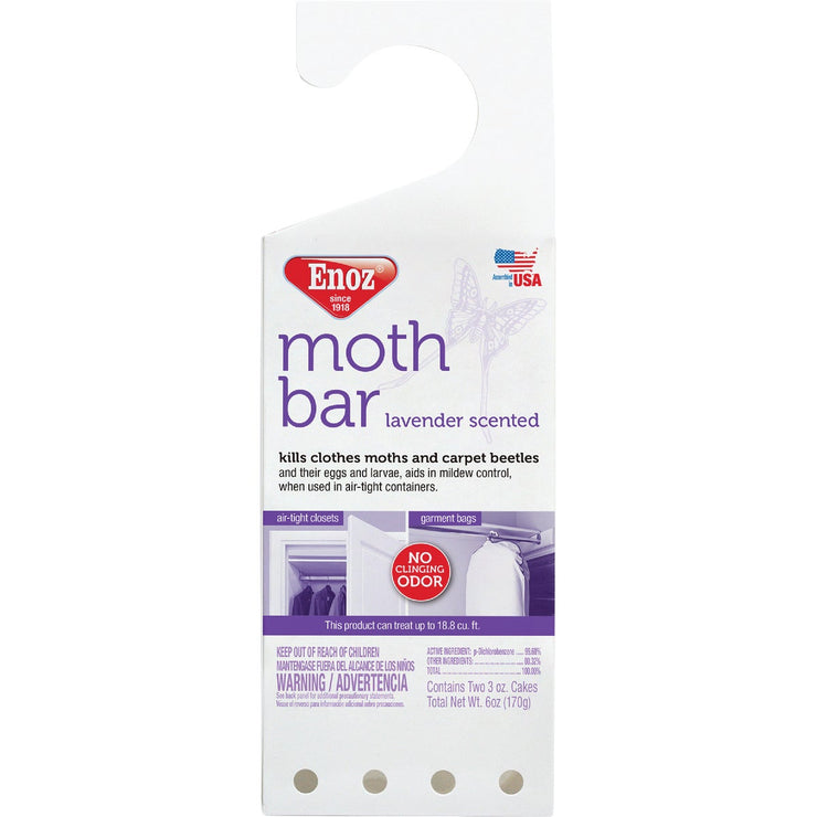 Enoz Up to 18.8 Cu. Ft. Coverage Lavender Closet Freshener (2-Pack)