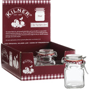 Kilner 2 Oz. Square Clip Top Glass Jar