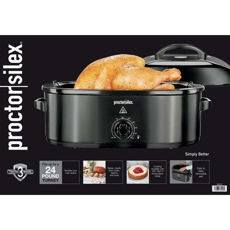 Proctor Silex 18 Qt. Stainless Steel Electric Roaster Hemlock