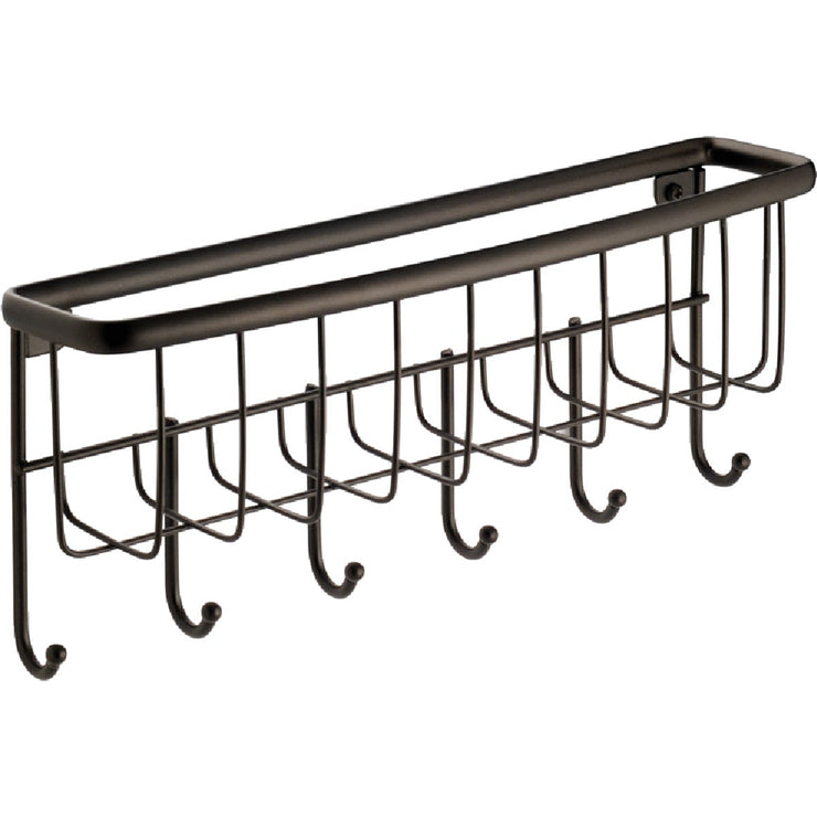 InterDesign York Lyra Wall Mount Mail Holder Key Rack