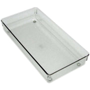 InterDesign Linus 6 In. W. x 12 In. L. x 2 In. D. Clear Drawer Organizer Tray