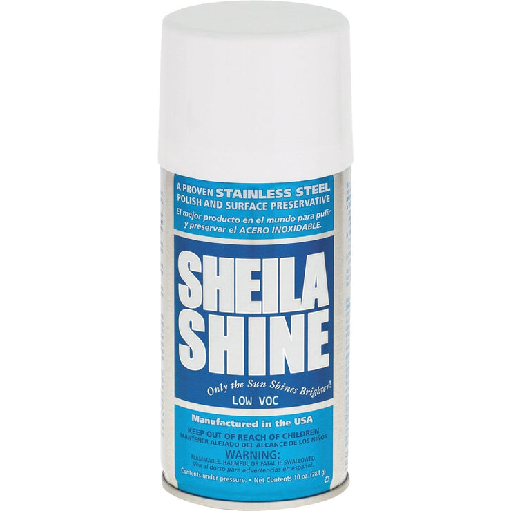Sheila Shine 10 Oz. Stainless Steel Cleaner, Polish & Surface Preservative Aerosol