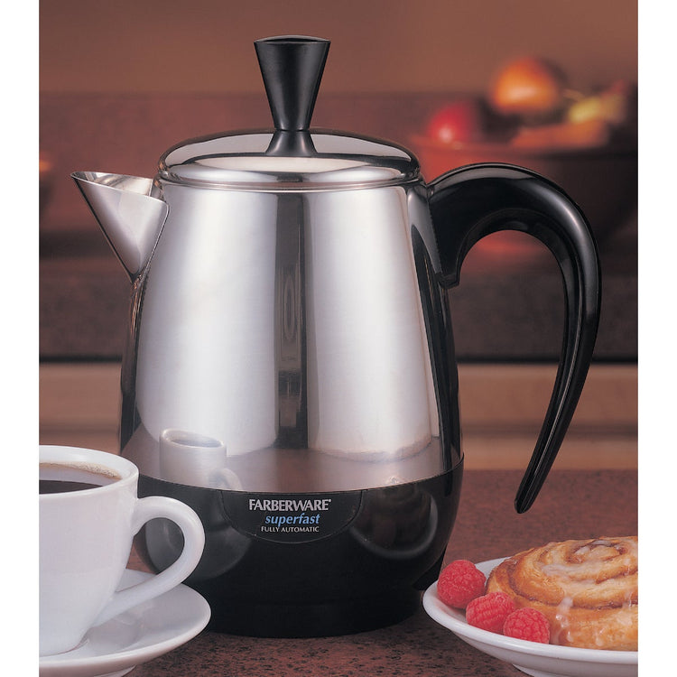 Farberware 4 Cup Stainless Steel Coffee Percolator  Hemlock Hardware