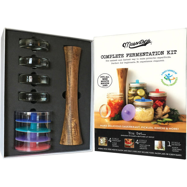 Masontops Mason Jar Complete Fermentation Kit – Hemlock Hardware