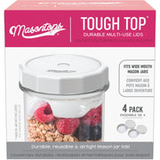 Masontops Wide-Mouth Tough Top Canning Jar Lid (4-Count)