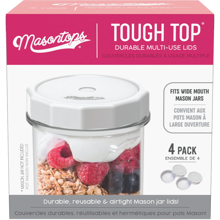 Masontops Wide-Mouth Tough Top Canning Jar Lid (4-Count)